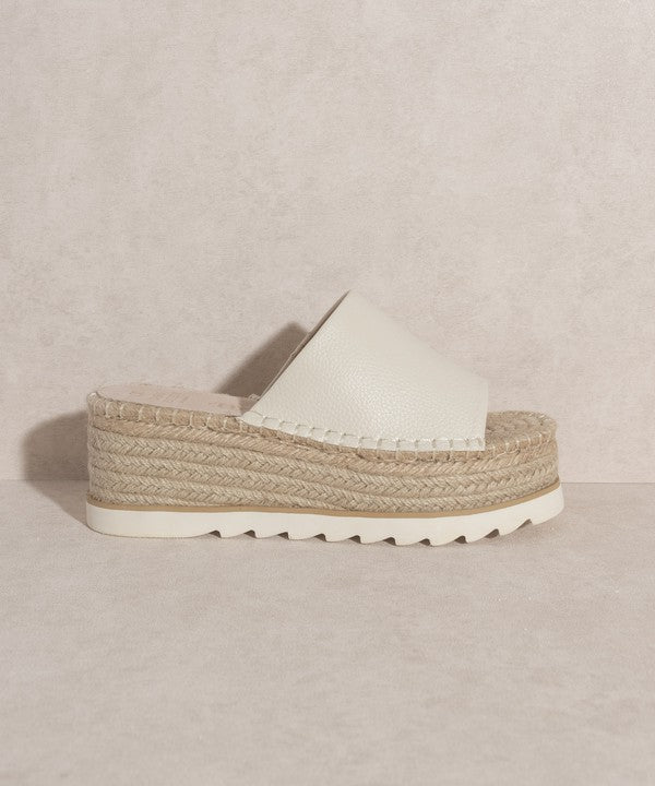 OASIS SOCIETY Ivy Espadrille Platform Slide